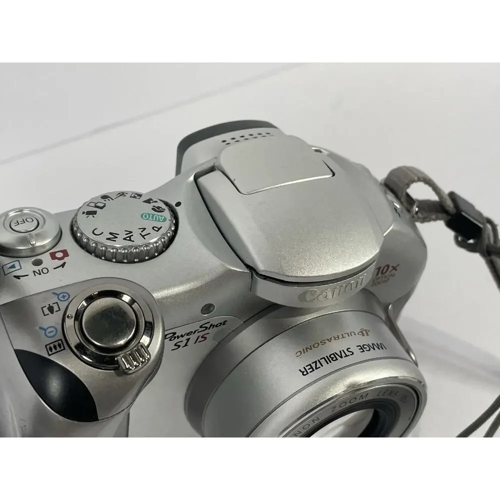 Canon PowerShot S1 IS 3.2MP Digital Camera - Silver